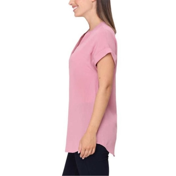 Rachel Rachel Roy - V-neck Tunic Top - Picture 3 of 7